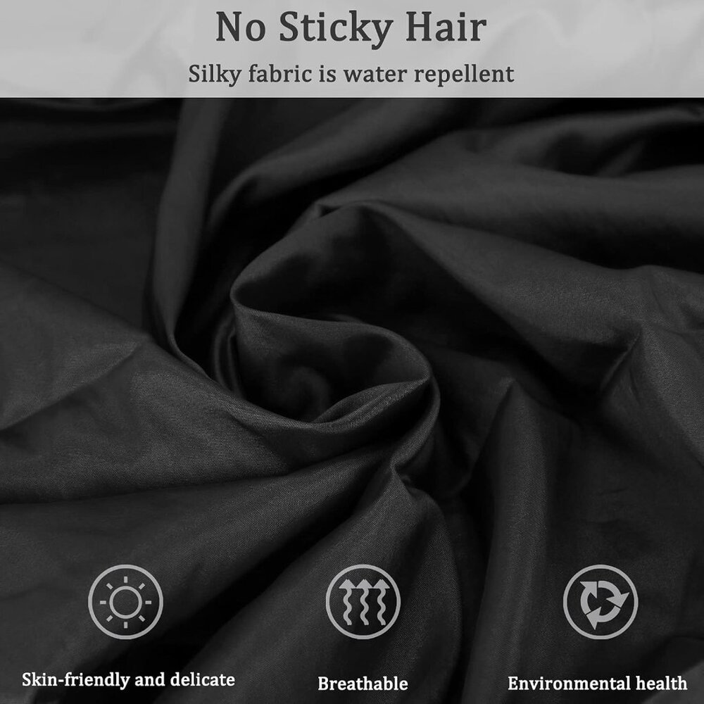 Polyester Fabric Salon Smock Professional Stylist Jacket Waterproof Haircut Cape - Picture 3 of 6